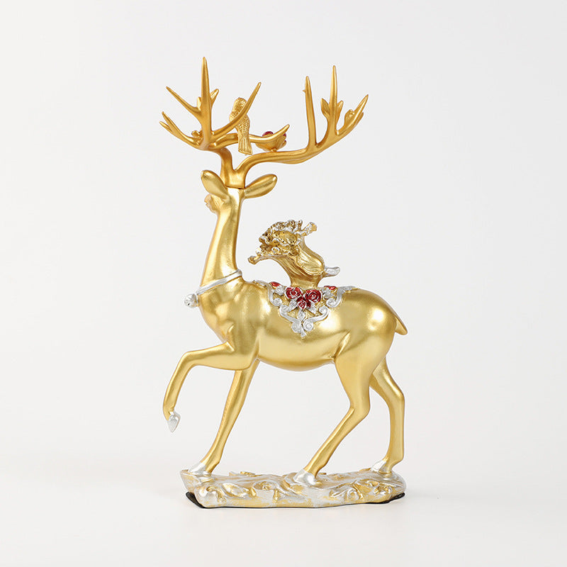 Elegant Deer Ornament — Symbol of Grace & Beautiful Blessings