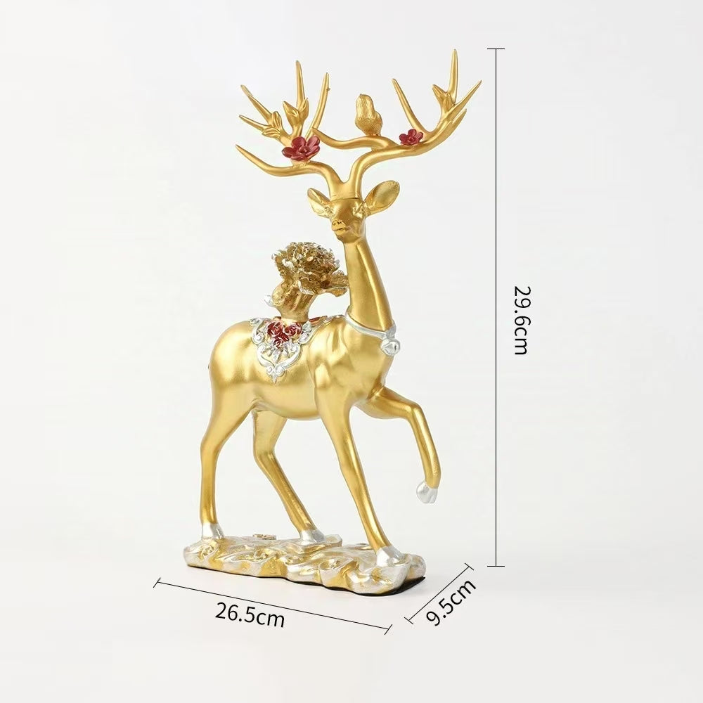 Elegant Deer Ornament — Symbol of Grace & Beautiful Blessings