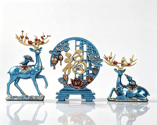 Elegant Deer Ornament — Symbol of Grace & Beautiful Blessings